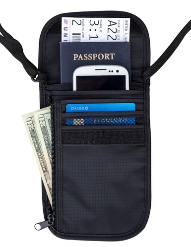 Travel Navigator Neck Wallet