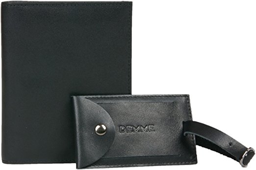 DEMME Leather RFID Passport Wallet