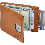 SERMAN BRANDS RFID Leather Money Clip 1.0